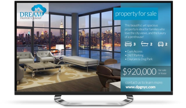 Real Estate Video Display